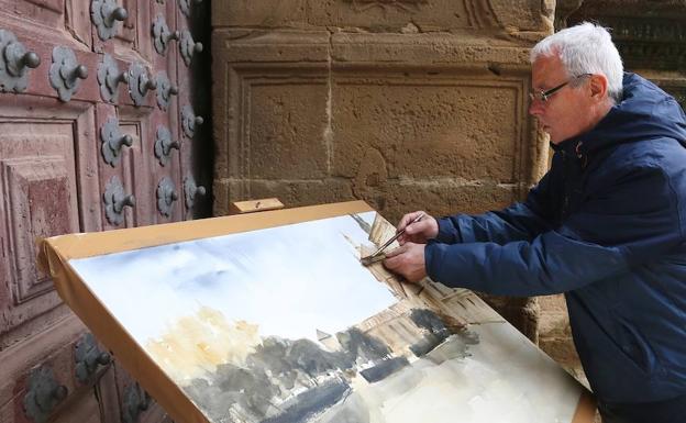 Úbeda fue plasmada en auténticas obras de arte realizadas en plena calle