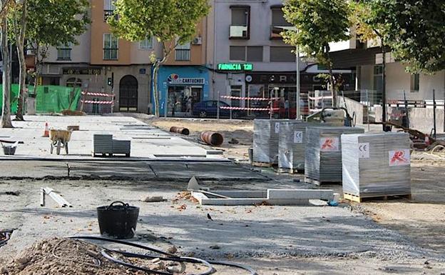 El parque de la avenida Ciudad de Linares está al 50% de su ejecución total