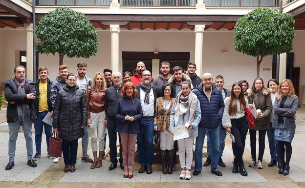 Terminó la Escuela Taller tras un año de formación y prácticas
