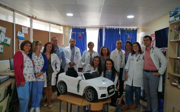 Los niños del Hospital de Úbeda irán al quirófano en un coche eléctrico