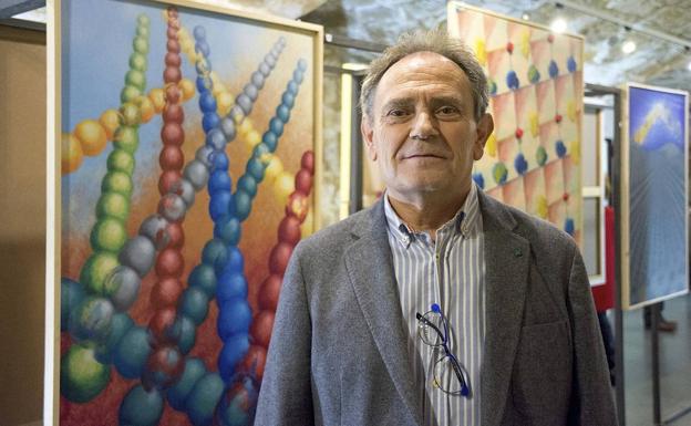 La 'Geometría del olivar' plasmada en los cuadros de Ramón Galiano