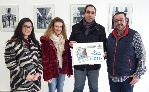Más de mil euros para ALES del festival solidario 'Cuenta conmigo'