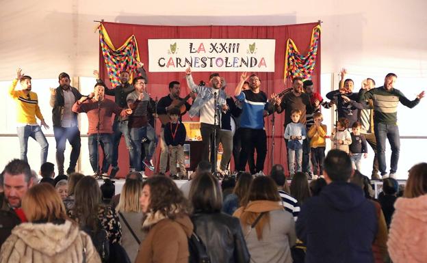 Primera reunión carnavalera en la Carnestolenda