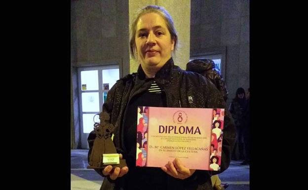 Reconocimiento para la profesora y artista ubetense Mamen López Villacañas