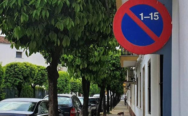 Suspensión del estacionamiento rotativo quincenal existente en algunas calles de Úbeda