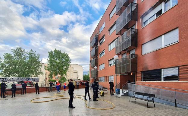 Incendio en una vivienda de la calle Alonso de Molina de Úbeda