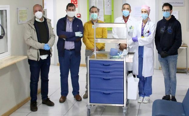La Agrupación Musical Ubetense donó material sanitario al hospital