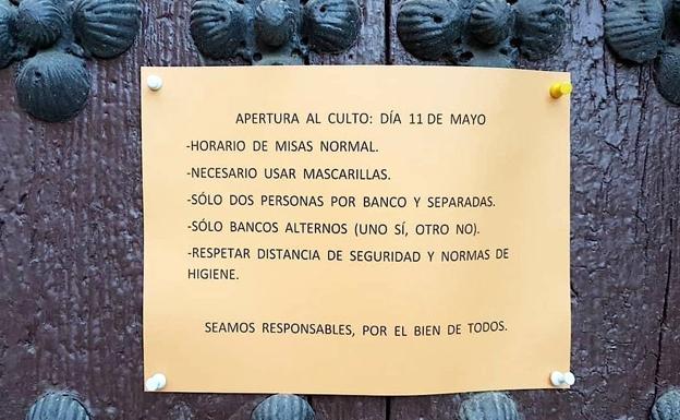 Los templos se preparan para reanudar sus cultos