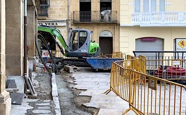 Malestar por las obras ante establecimientos comerciales en momentos tan delicados para el sector