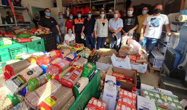 La noria solidaria logró recaudar alrededor de 5.000 productos de alimentación