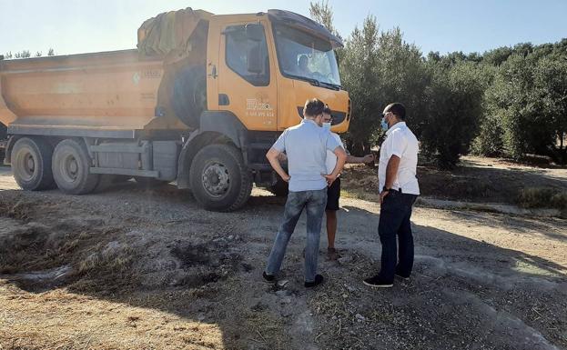 Obras de mejora en el camino rural de los Contrabandistas
