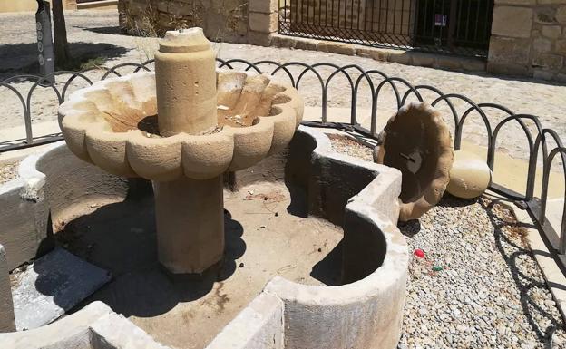 Segunda reparación de la fuente de San Lorenzo en menos de un año tras sufrir actos vandálicos