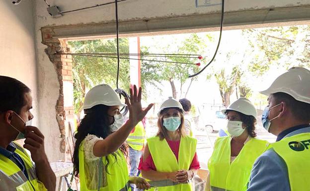 Obras de ampliación de la UCI, unidad de reanimación y urgencias del hospital de Úbeda