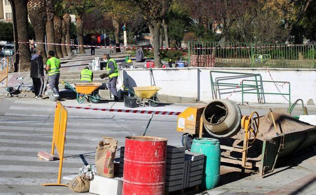 Obras de mejora en la avenida de La Loma