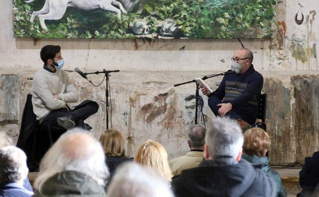 San Lorenzo acogió la presentación de 'Verde', última novela de Luis Foronda
