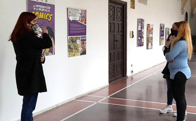 La exposición 'La representación de la mujer en los cómics' permanecerá todo el mes de marzo