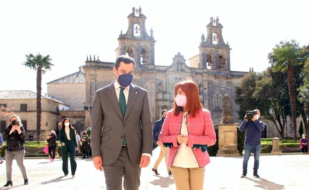 Olivares pide a Moreno Bonilla recursos específicos para las ciudades andaluzas Patrimonio Mundial