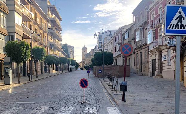 Mientras las obras lo permitan se podrá seguir aparcando en un tramo de la Corredera
