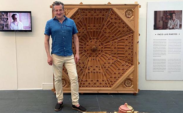 Paco Luis Martos expone sus artesonados mudéjares en el Palacio de Cibeles de Madrid