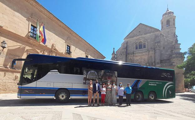 Promoción conjunta de Úbeda y Baeza en los autobuses de Alsa