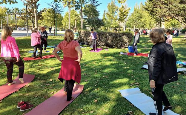 Decenas de mayores participaron en las actividades saludables desarrolladas en el Parque Norte