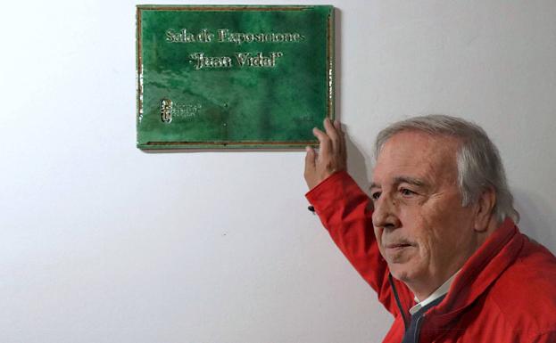 La sala de exposiciones de la AFU ya lleva el nombre de Juan Vidal