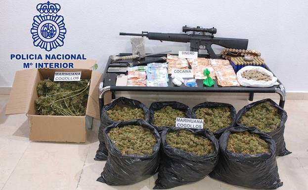 Desarticulado un grupo criminal dedicado a la elaboración y venta de drogas en Úbeda