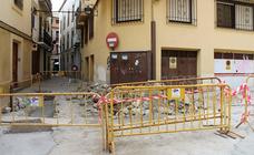 Renovación de la red de saneamiento en la calle Obispo Cuevas