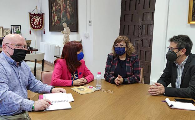 La Asociación de la Prensa de Jaén mantuvo un encuentro con la alcaldesa
