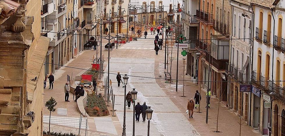 La huelga de transporte retrasa las obras que están en marcha, como las de la Corredera