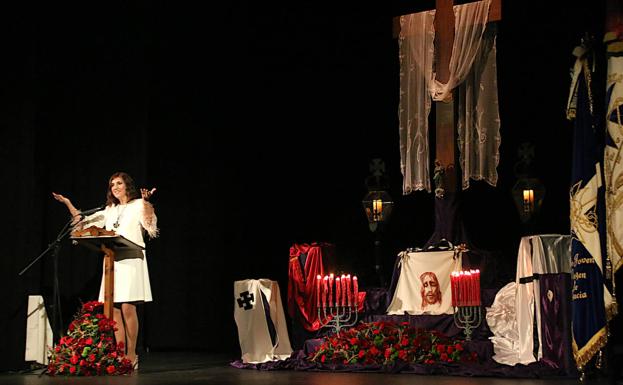 Soledad Gómez pronunció el Pregón de la Juventud Cofrade