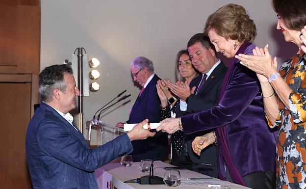 Paco Luis Martos recogió el Premio Hispania Nostra concedido al proyecto 'Sigena, la magia de un sueño'