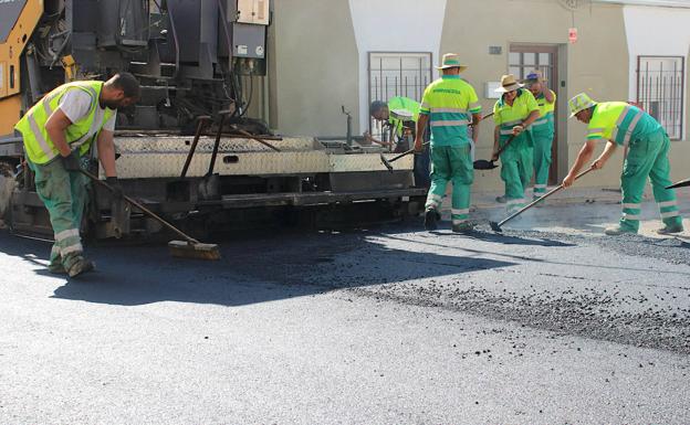 Actuación en 4.200 metros cuadrados de superficie de calles