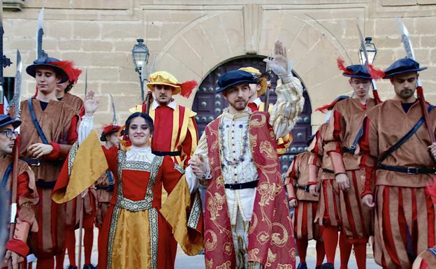 La ciudad revivió la visita del emperador Carlos V y su séquito imperial