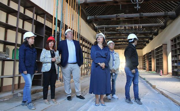 La primera fase de la rehabilitación del Palacio Vázquez de Molina Úbeda llega al 50% de ejecución