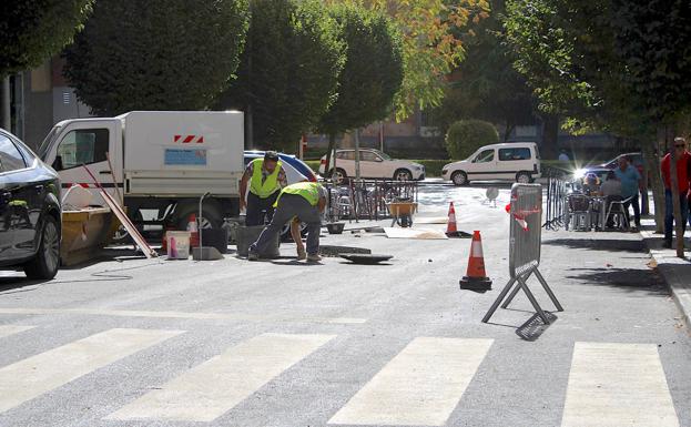 Mejora en Úbeda de la pavimentación en varios tramos de Zurbarán, Andalucía, Miguel Hernández y Don Bosco