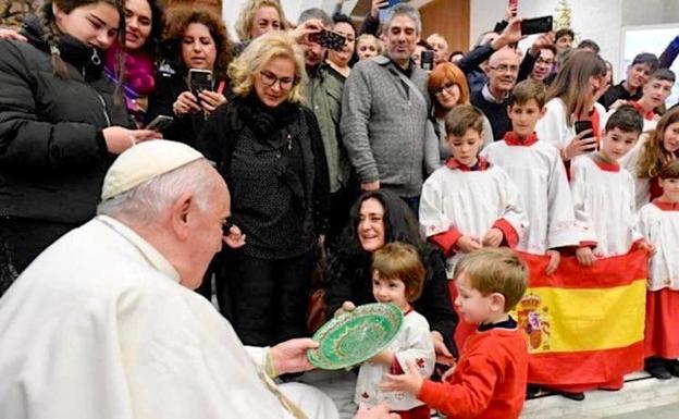 Los Seises de Úbeda fueron recibidos por el Papa Francisco