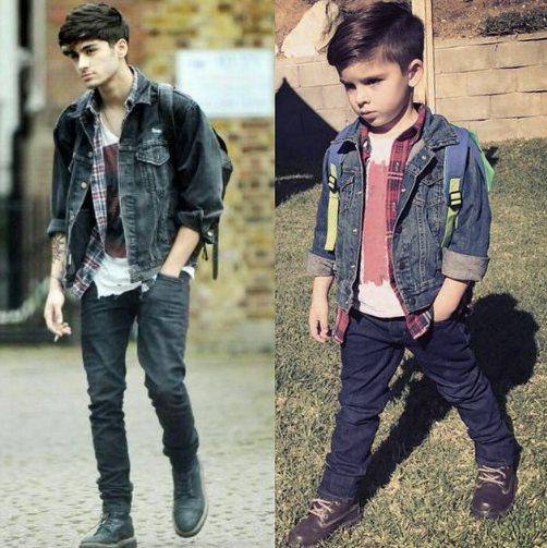 El niño que imita los looks de los famosos más 'fashion'
