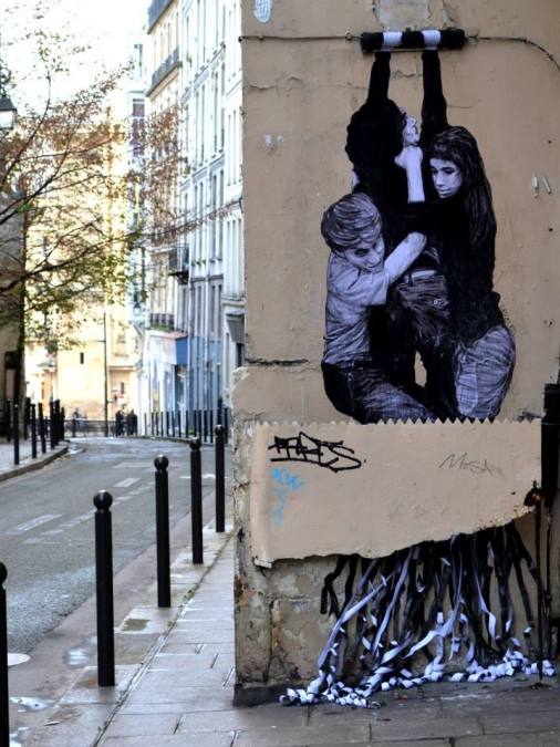Transformando las calles de París en arte