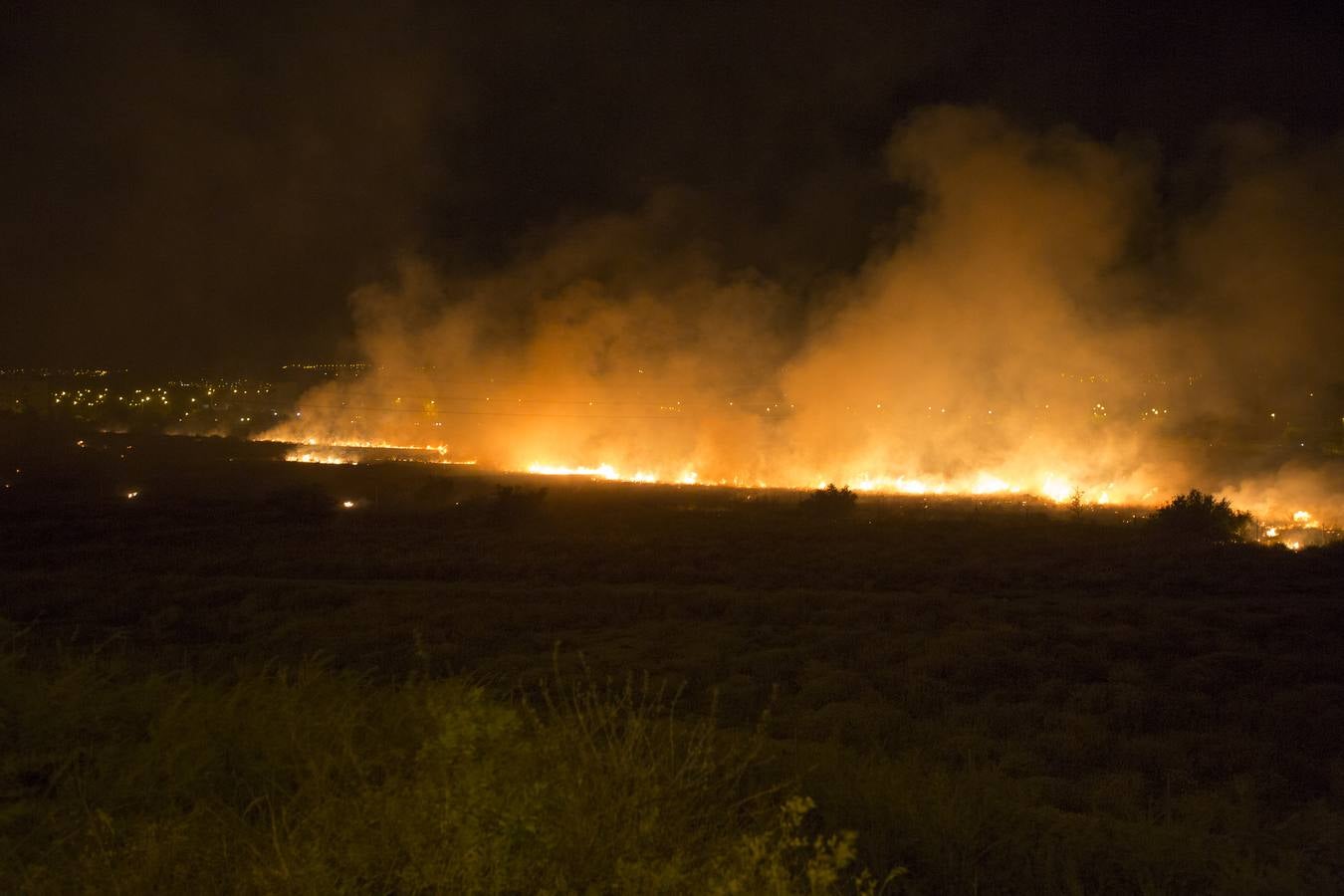 Controlado el incendio en la zona de Albayda