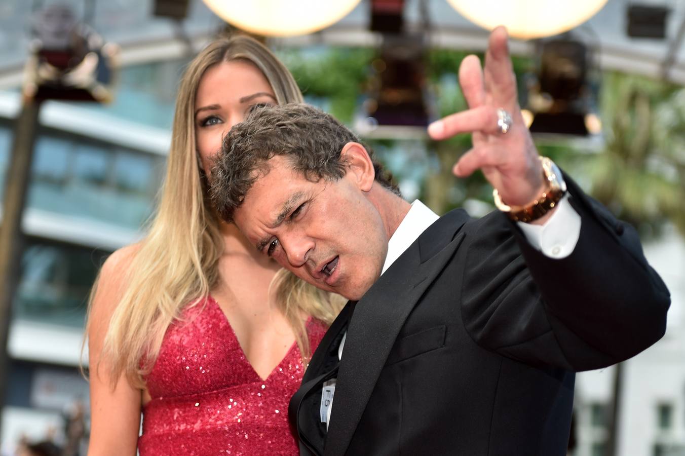 Las fotos de Antonio Banderas y su novia en el Festival de Cannes