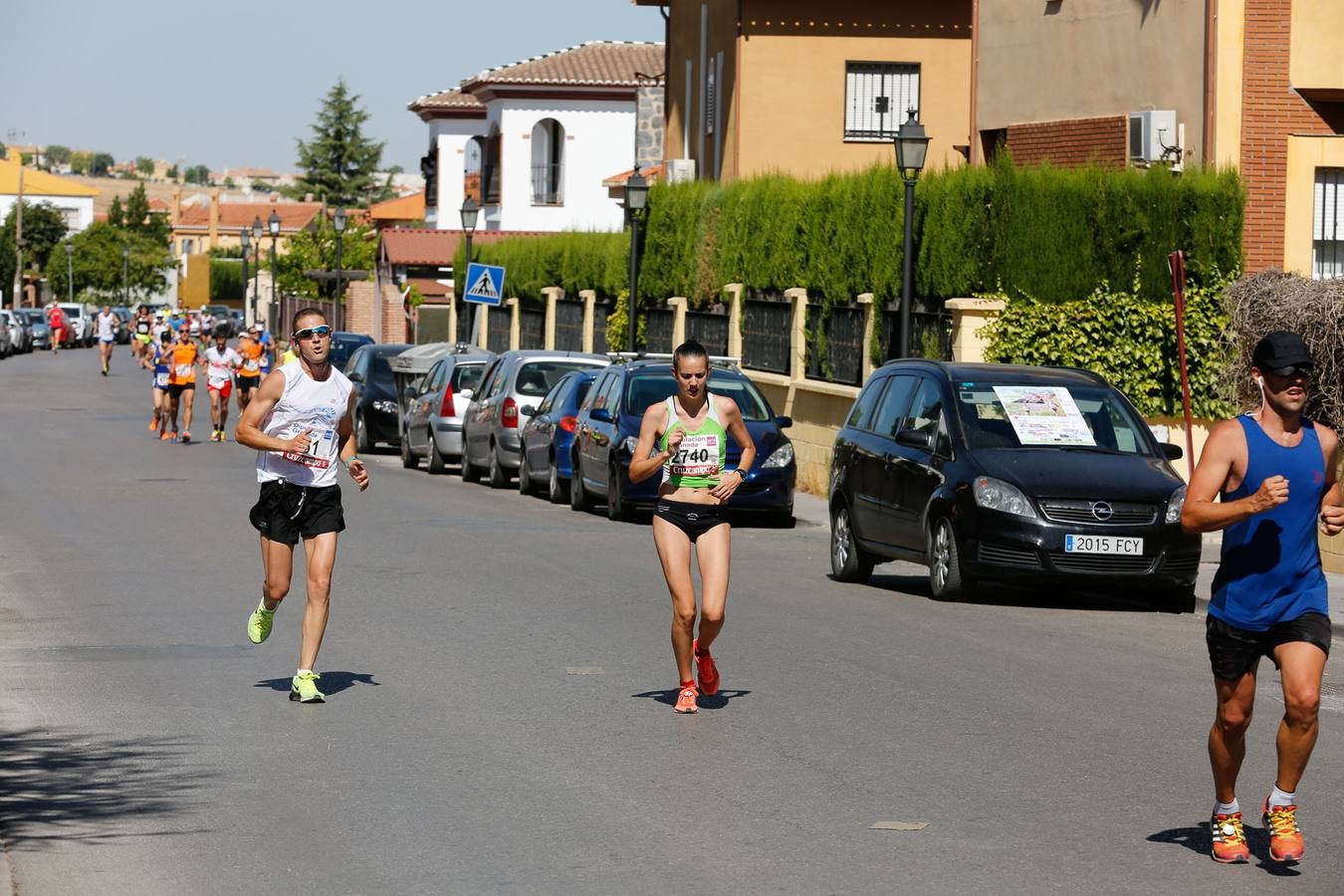 El calor apretó a los corredores