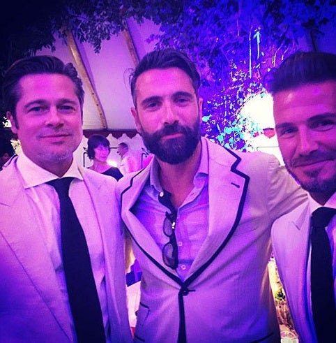 Beckham, Brad Pitt y una oleada de famosos en la boda de Guy Ritchie, ex de Madonna