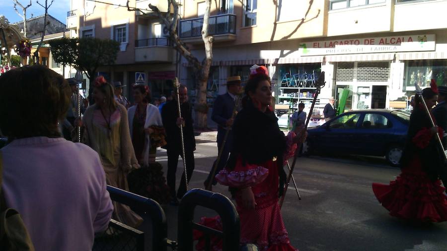 Salida de la Hermandad del Rocío hacia la aldea almonteña