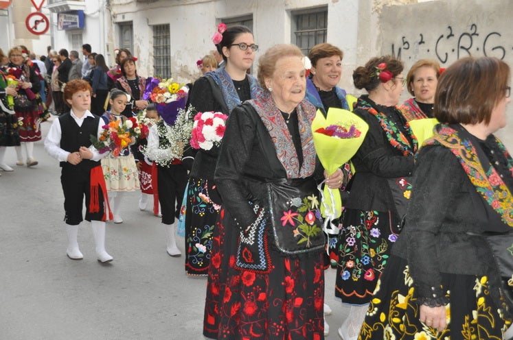 Procesión de las Santas Patronas en Huéscar
