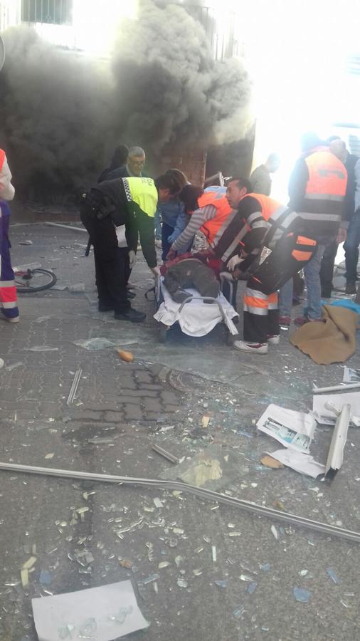 Explosión en una carnicería de Dúrcal