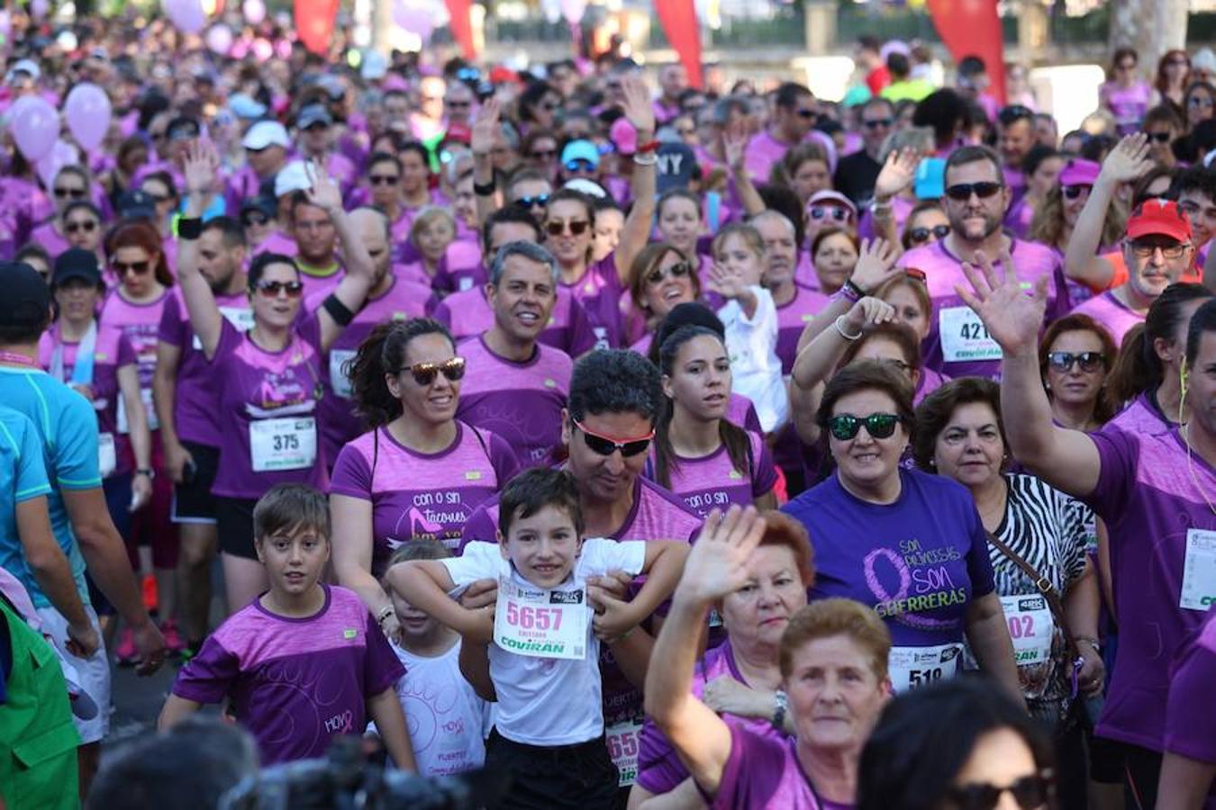 Esfuerzo y lucha en la Carrera de la Mujer