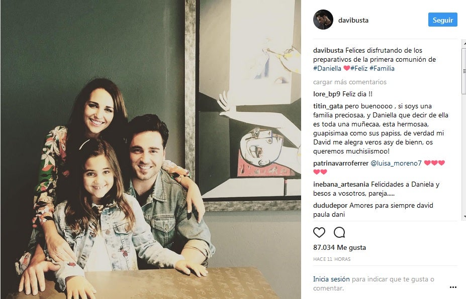 La foto del reencuentro: Bustamante y Paula Echevarría juntos y "felices"