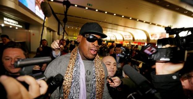 Dennis Rodman publicita a Trump