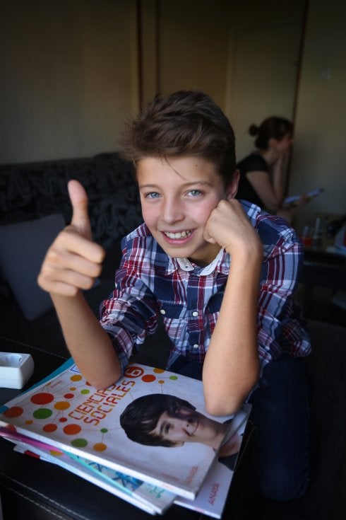 El alumno brillante que vino de la guerra de Siria